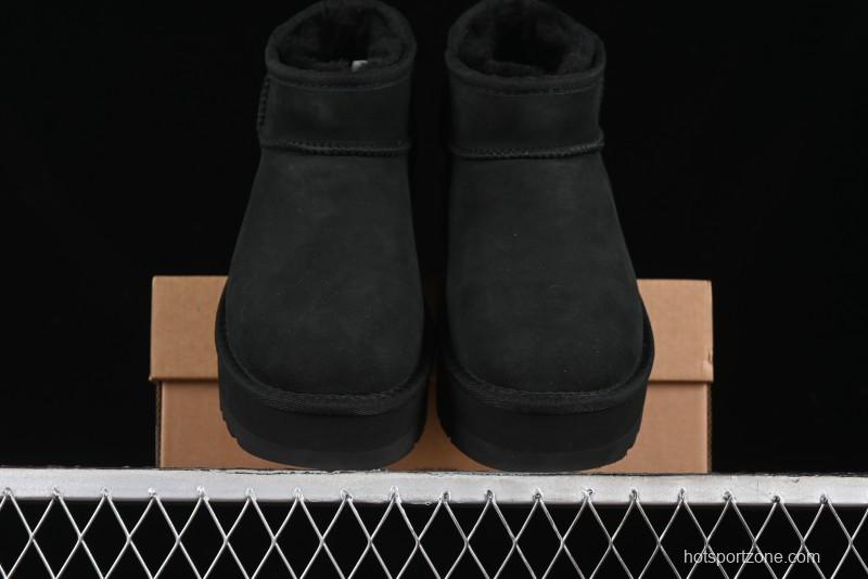 UGG Classic Ultra Mini Platform 3CM Wool Blend Mini Short Boots - 1135092