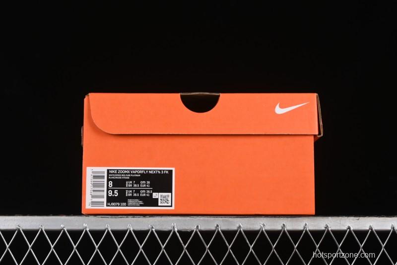 Nike ZoomX Vaporfly NEXT% 3 Marathon Series Lightweight Cushioned Running Shoes - HJ9079-100