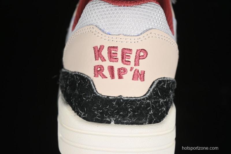 Nike Air Max 1 Retro Running Shoes with Half-Sole Air Cushion - FD5743-200