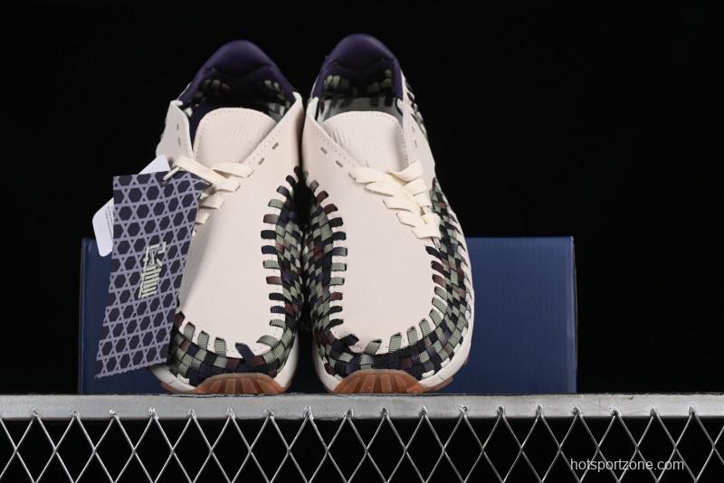 Nike Footscape Woven Asymmetrical Knit Low-Top Lifestyle Sneakers with Nike Air Cushion - FV3615-191
