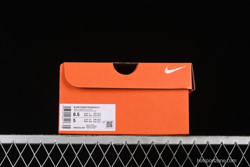 Nike Air Zoom Pegasus 41 Lightweight Breathable Mesh Running Shoes with Cushioned Support - HM3732-361