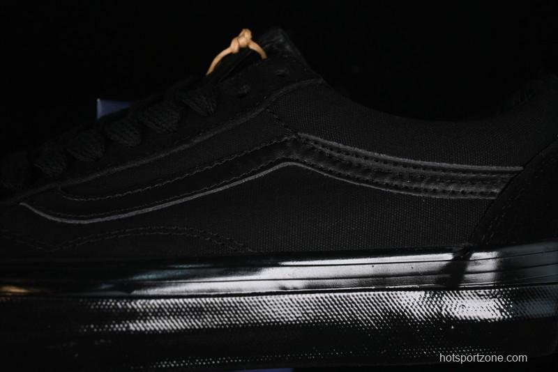 Vans Old Skool Premium Black Suede Retro Skate Shoes - VN000CXTBKA