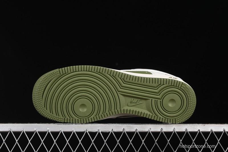 Nike Air Force 1 '07 Low Burberry Collaboration - Off White Mint Green Low Top Casual Sneakers - BB8588-221