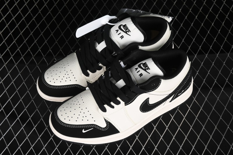 Nike Air Jordan 1 Low AJ1 Marvel Collaboration - Batman Custom High-End Low-Top Basketball Shoes - SJ6650-011