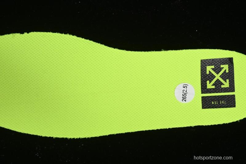 Nike Off White x Air Force 1 Low OW Transparent Yellow Sneakers - AO4606-700