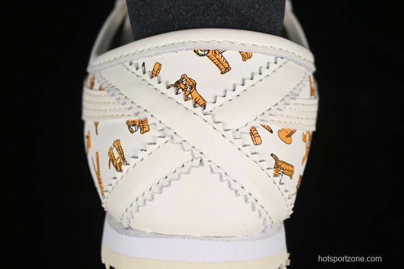 Onitsuka Tiger Mexico 66 Low-Top Leisure Running Shoes with Full-Grain Leather Upper - 1183B785-100