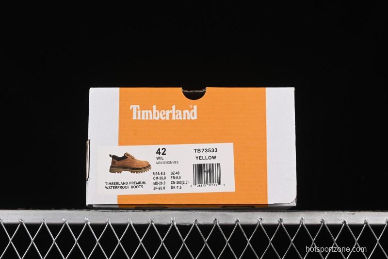 Timberland 24SS Autumn New Low-Top Casual Shoes Series - TB73533YELLOW