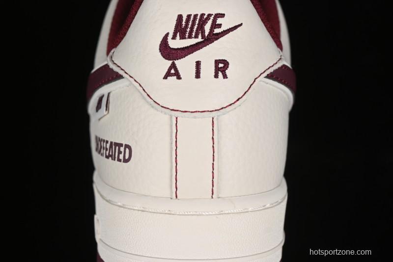 Nike Undefeated Air Force 1'07 Low Casual Sneakers with Custom Leather and Reflective Details - UT2023-206