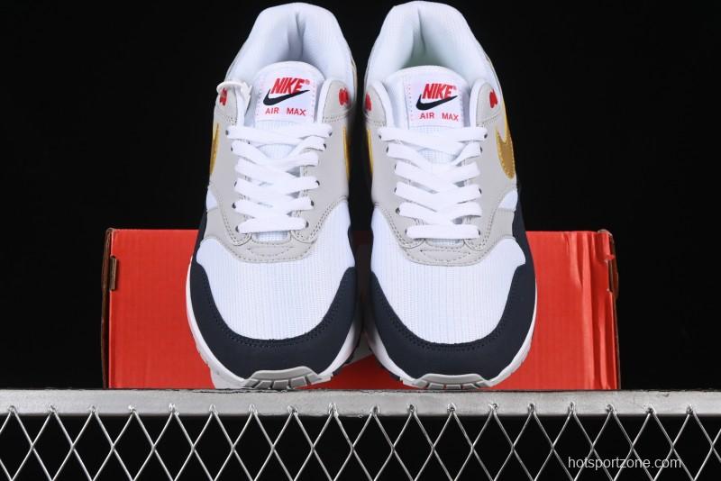 Nike Air Max 1 Retro Running Shoes with Half-Sole Air Cushion - HM9604-400