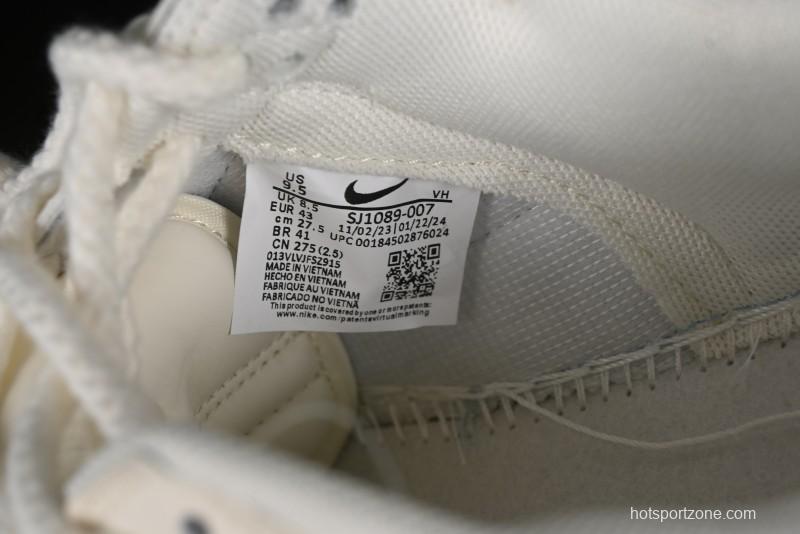 Nike SB Dunk Low Carhartt Collaboration - Off White Black Swoosh Anniversary Customized Low-Top Casual Skate Shoes - SJ1089-007