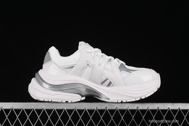 New York Yankees MLB Bigball Chunky Curve Thick Sole Casual Shoes - 3ARNPDL4N50WHS