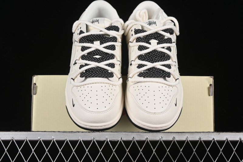 Nike SB Dunk Low Stussy Anniversary Custom Low-Top Casual Sneakers - SJ2068-276
