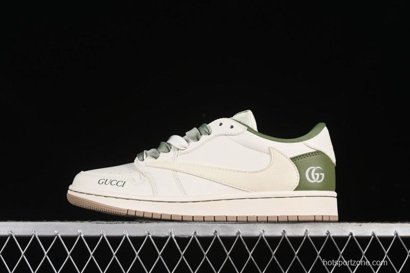 Nike Travis Scott x Fragment Design x Air Jordan 1 Low OG SP AJ1 Low-Top Casual Sneakers - XY2688-105