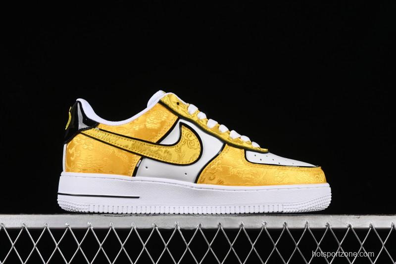 Nike Air Force 1 '07 Low DIY Golden Dragon Embroidery Casual Sneakers - CW2288-202