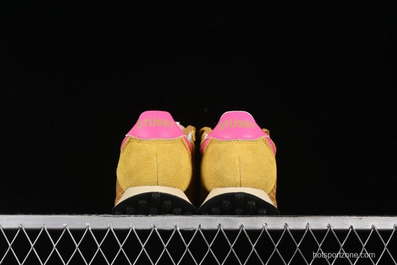 Stussy x Nike Roshe Run LD-1000 Comfortable Versatile Non-Slip Durable Waffle Low-Top Casual Running Shoes - FQ5369-700