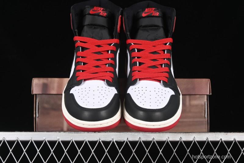 Nike Air Jordan 1 High OG Black Toe Reimagined Basketball Shoes - DZ5485-106