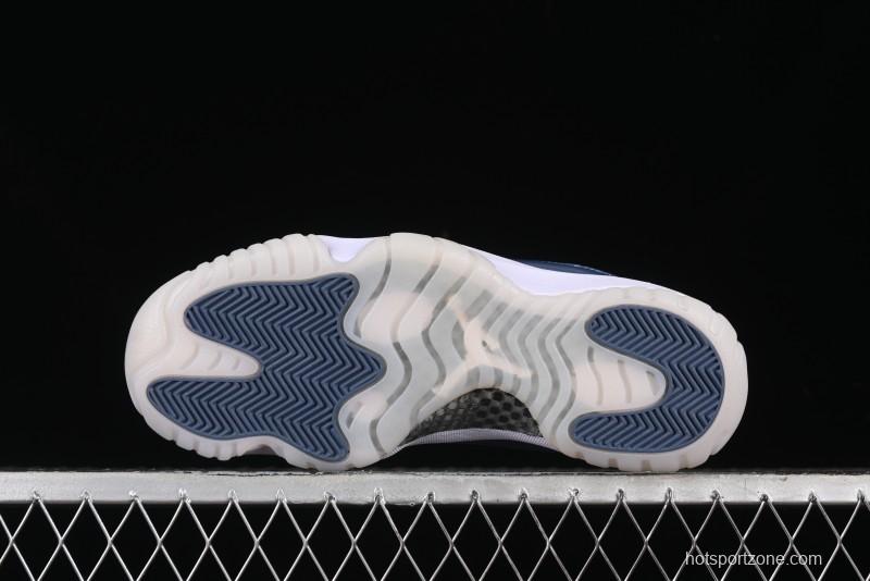 Nike Air Jordan 11 Low "Diffused Blue" Basketball Shoes - FV5104-104