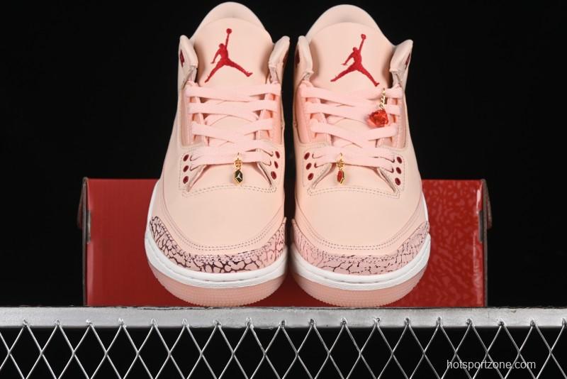 Nike Air Jordan 3 Retro Valentine's Day Limited Edition Sneakers - HJ0178-600