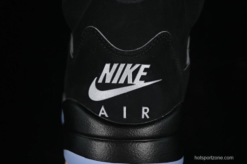 Nike Air Jordan 5 Retro Black Metallic Reimagined Basketball Shoes - HF3975-001