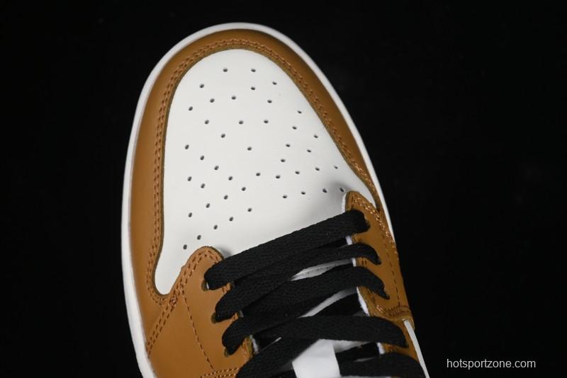Nike Air Jordan 1 Low OG AJ1 Black Brown Low-Top Lifestyle Basketball Shoes - CZ0790-107