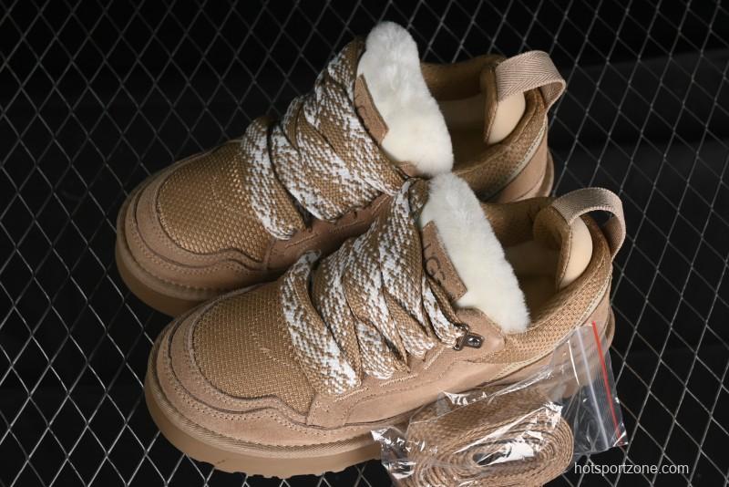 UGG Classic Ultra Mini Melange Low-Top Casual Shoes with Dual-Color Flat Laces - 1144032