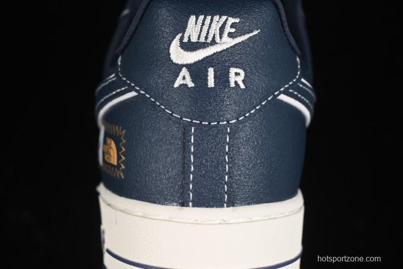 Nike Air Force 1 '07 Low The North Face x CDG Dark Blue Casual Sneakers - KK1988-014