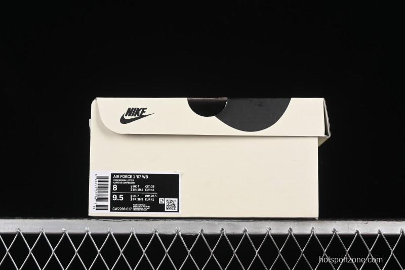 Nike Air Force 1 '07 Low Graffiti White Black Casual Sneakers - CW2288-017
