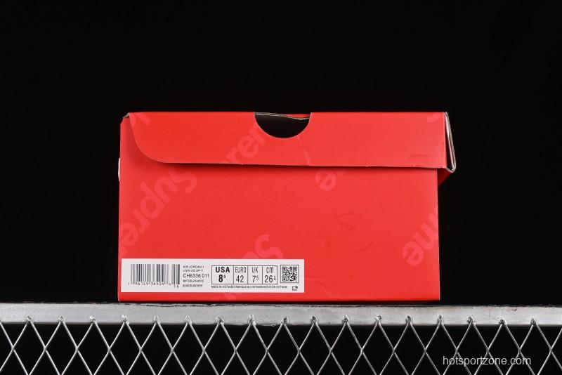 Nike Travis Scott x Fragment Design x Air Jordan 1 Low OG SP AJ1 Supreme Collaboration - CH6336-011