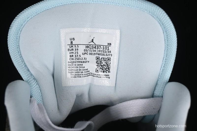 Nike Air Jordan 1 Low "Coconut Milk Black" Casual Basketball Shoes with Contrast Swoosh - HQ3437-101