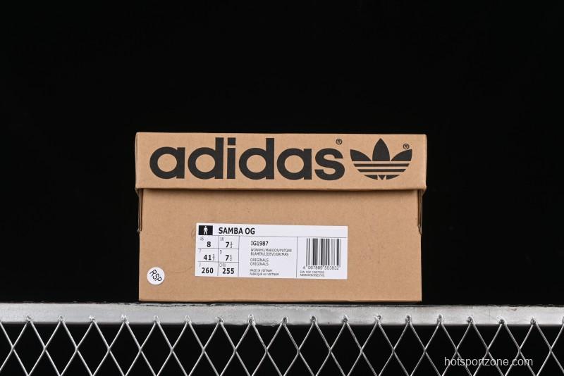 Adidas Originals Samba OG Retro Casual Sneakers - IG1987
