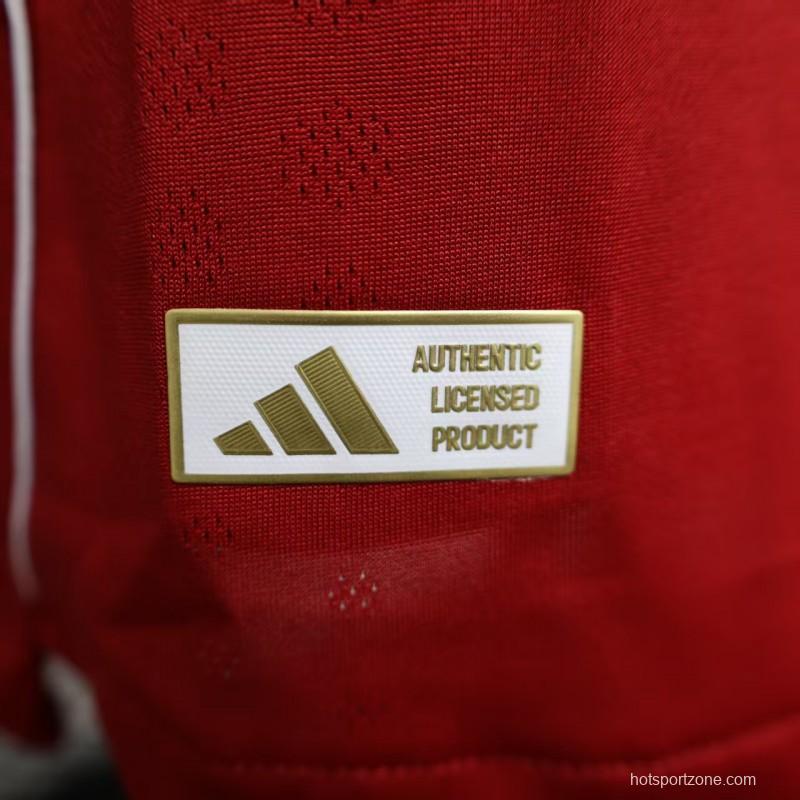 Player Version 25/26 LIverpool Home Long Sleeve Jersey