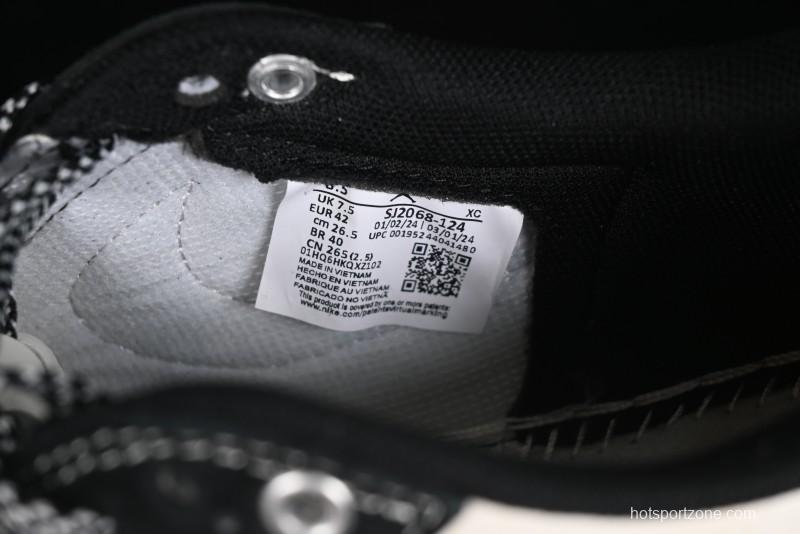 Nike Travis Scott x Fragment Design x Air Jordan 1 Low OG SP AJ1 Supreme Stussy Collaboration - Red Tab Black Warrior Low Top Casual Sneakers - SJ2068-124