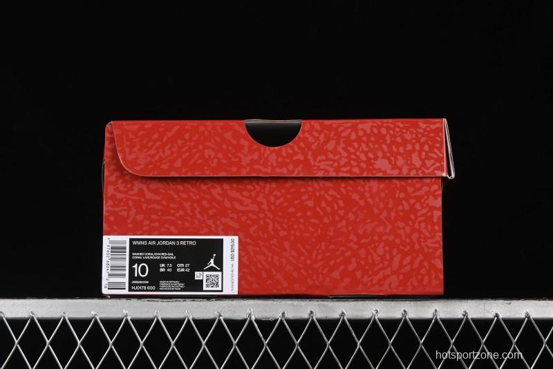 Nike Air Jordan 3 Retro Valentine's Day Limited Edition Sneakers - HJ0178-600