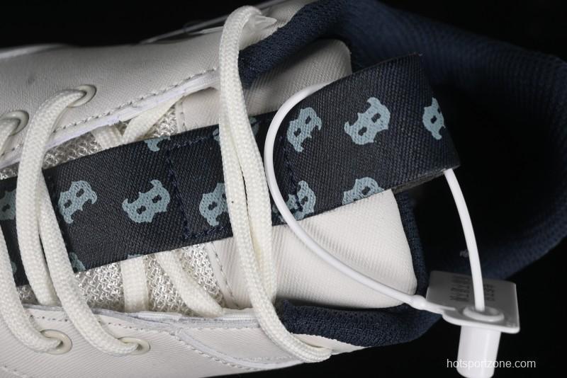 New York Yankees MLB Bigball Chunky Denim Monogram Platform Sneakers - 3ASHBDM4N43NYS