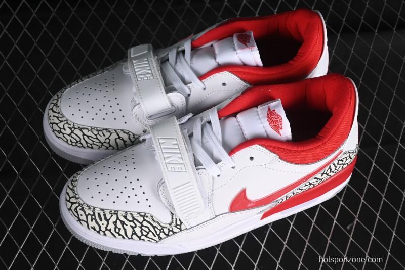 Nike Air Jordan Legacy 312 Low Sneakers with Velcro Strap and Triple Design - FQ7827-106
