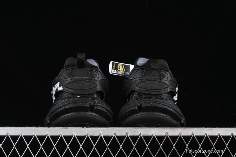 Balenciaga Track Sneaker with Transparent Heel Strap - WTRHW1090