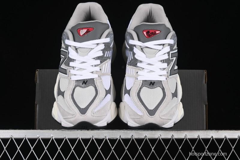 New Balance 9060 Retro Casual Running Sneakers with ABZORB Cushioning Technology - U9060GRY