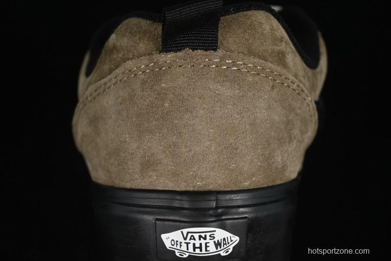 Vans Knu Skool DR Black Green New Series Chunky Sneakers - VN000CZU0BP