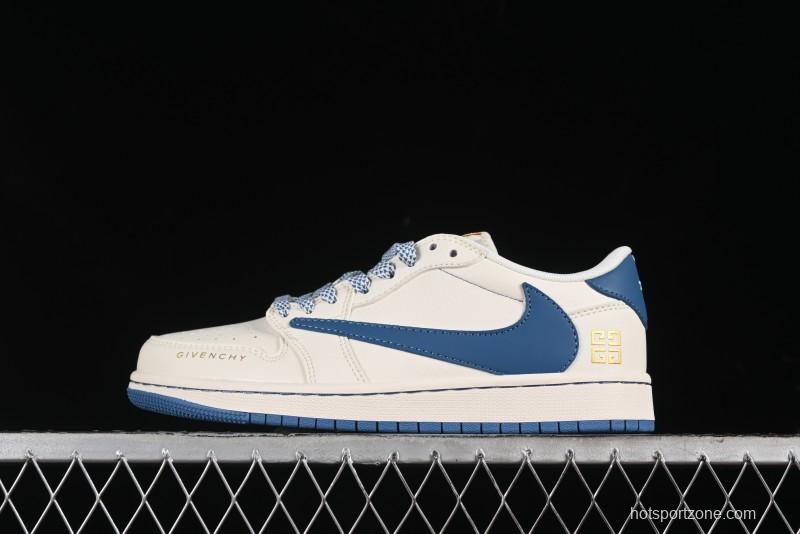 Nike Travis Scott x Fragment Design x Air Jordan 1 Low OG SP AJ1 Retro Casual Sneakers - CF3688-025