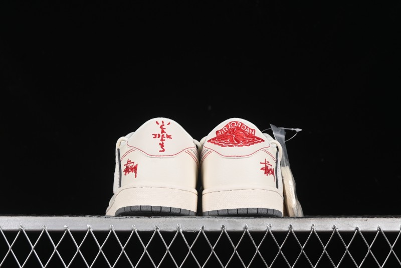 Nike Travis Scott x Fragment Design x Air Jordan 1 Low OG SP AJ1 Sneakers - SJ0086-136
