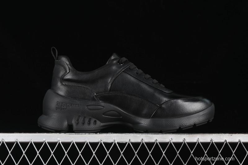 ECCO BIOM C Series Breathable Lightweight Anti-Slip Cushioned Leather Running Shoes - 88251701001