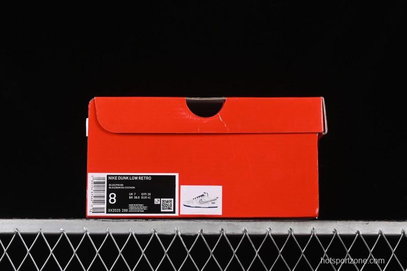 Nike SB Dunk Low Supreme Collaboration - Off-White Double Swoosh Anniversary Custom Low-Top Casual Sneakers - XX2025-288