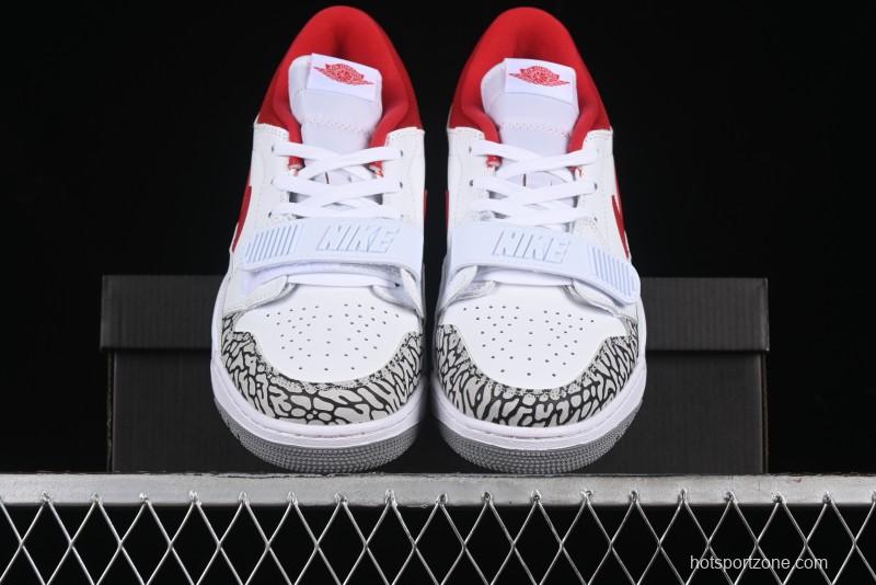 Nike Air Jordan Legacy AJ312 Low Sneakers with Triple Strap Design - FQ7827-106
