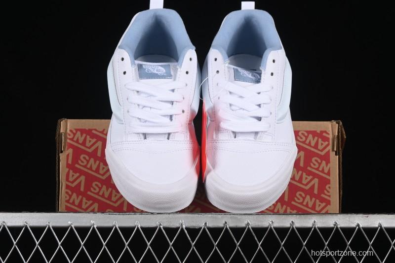 Vans Classics Knu Skool Full Grain Leather White Bread Sneakers - VN0009QCDSB