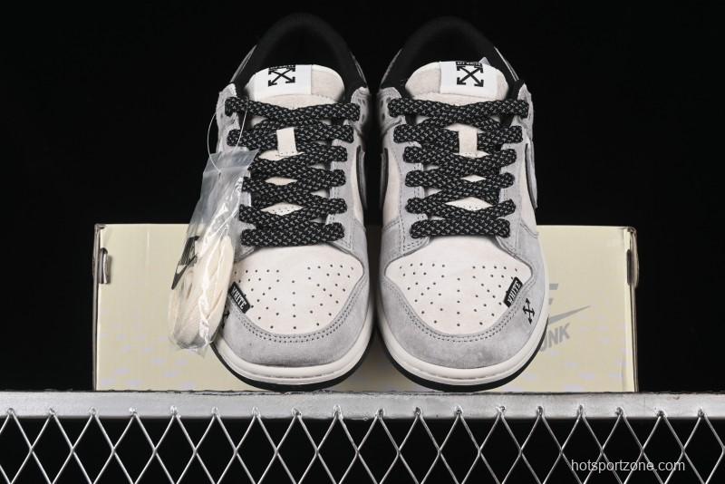 Nike SB Dunk Low OFF-WHITE Collaboration Anniversary Custom Sneakers - DQ1098-521