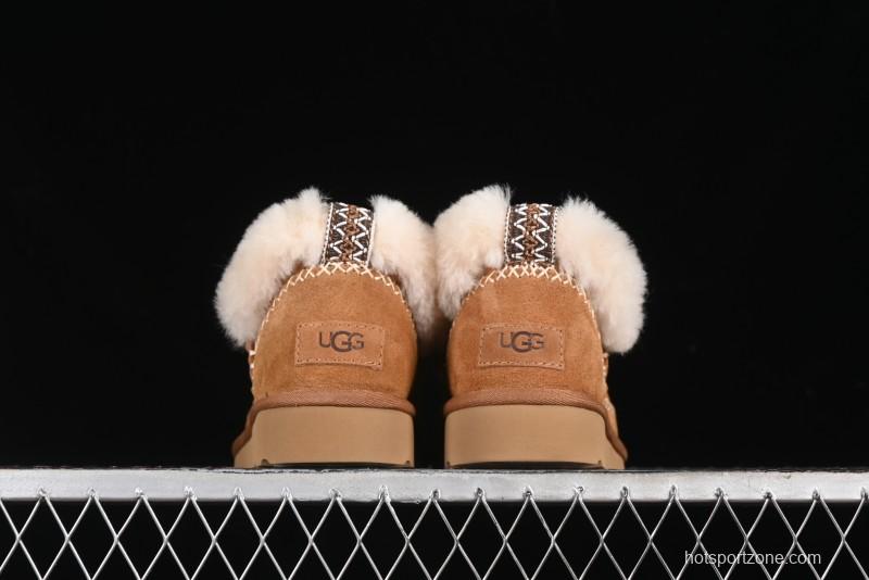 UGG Classic Ultra Mini Alpine Short Boots with Genuine Shearling Lining - 1158224