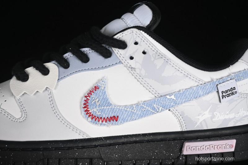 Nike Dunk Low Panda Prank Qixi Special Edition Low-Top Casual Sneakers - DD1391-100