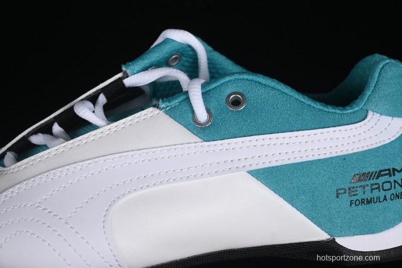 Puma Sparco Future Round Toe Lace-Up Leather Fabric Low-Top Lifestyle Casual Shoes - 307891-01