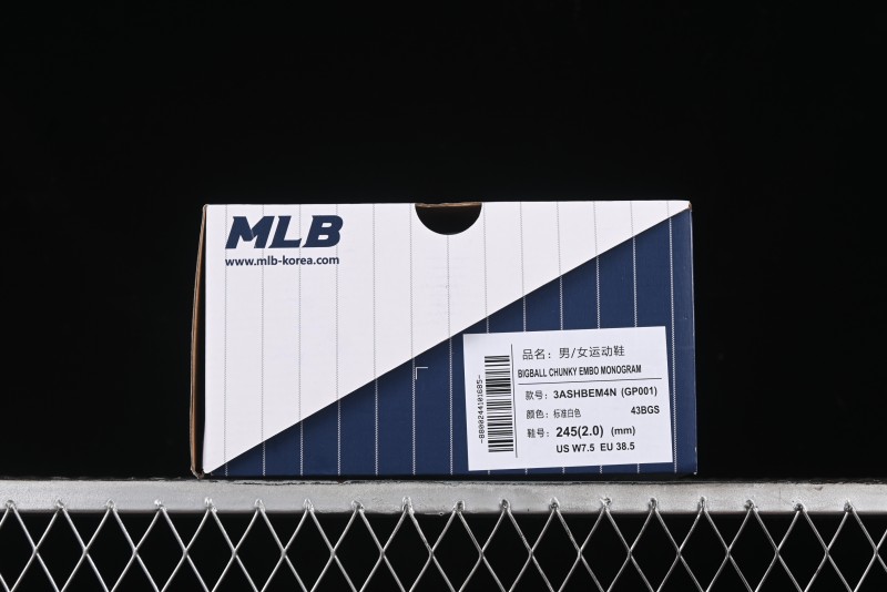 New York Yankees MLB Bigball Chunky Embo Monogram Thick Sole Sandals - 3ASHBEM4N43BGS