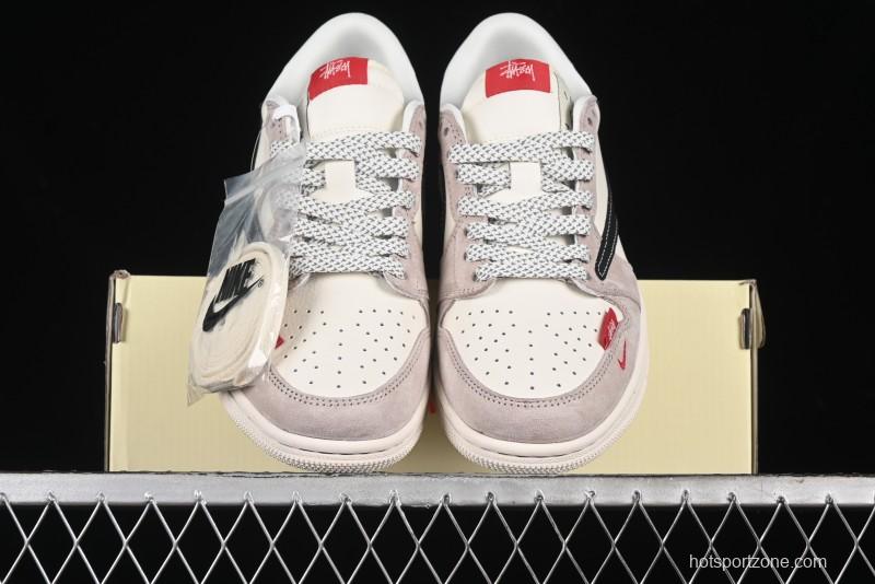 Nike Travis Scott x Fragment Design x Air Jordan 1 Low OG SP AJ1 Retro Sneakers - SJ2068-131
